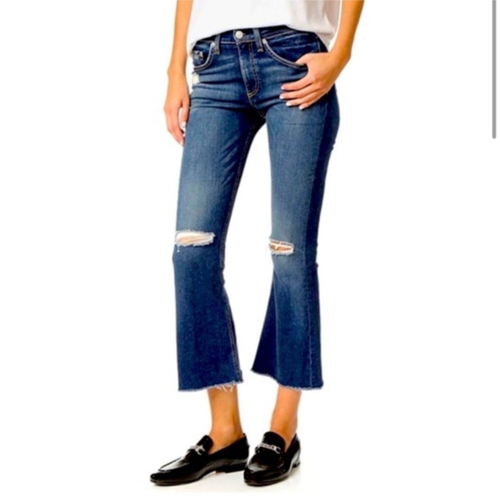 Rag & Bone Blue Ankle & Cropped Jeans